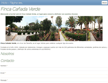 Tablet Screenshot of fincacanadaverde.com